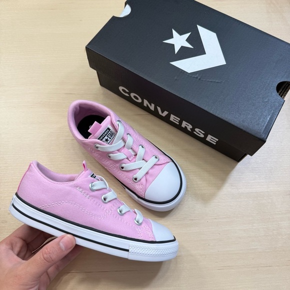 Converse Chuck Taylor All Star CTA Rave OX Pink Kid Size 10C Sneakers Shoes - Picture 1 of 11